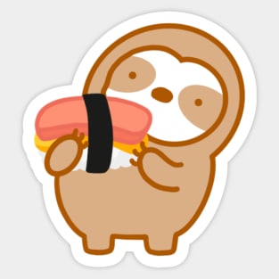 Cute Musubi Sloth Sticker